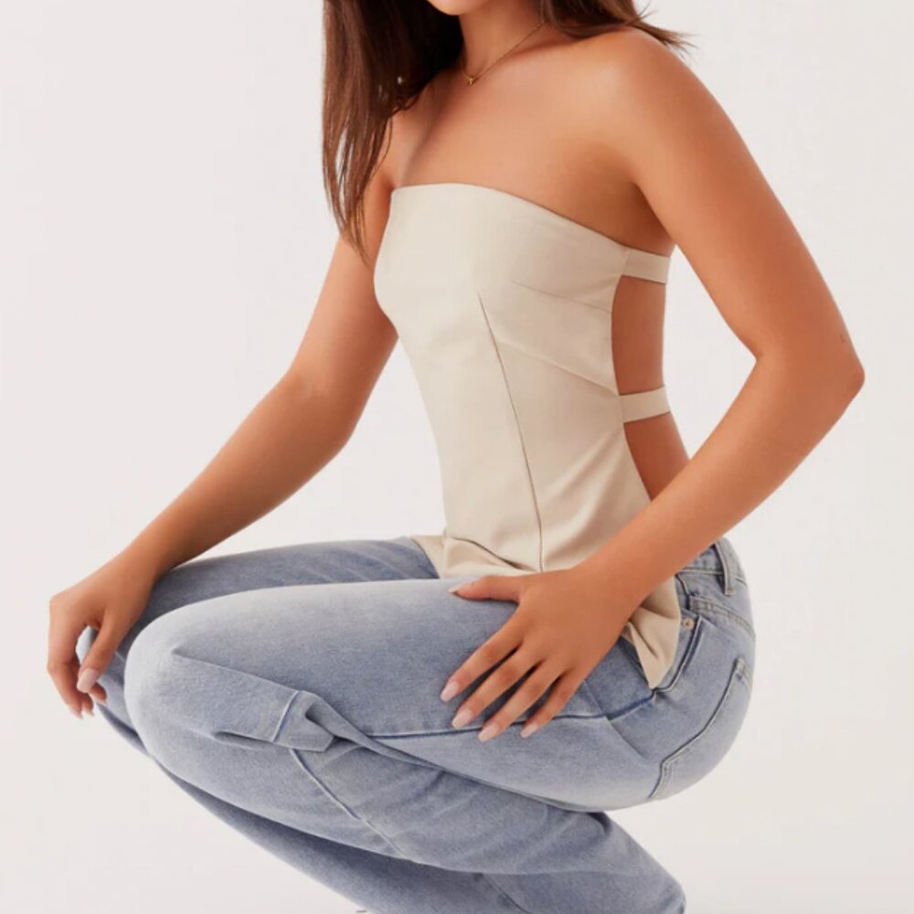 SOLD - Peppermayo Willow Rivers Strapless Top